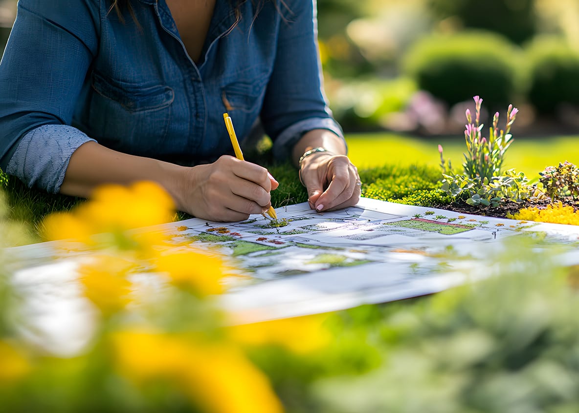 Landscape garden designer