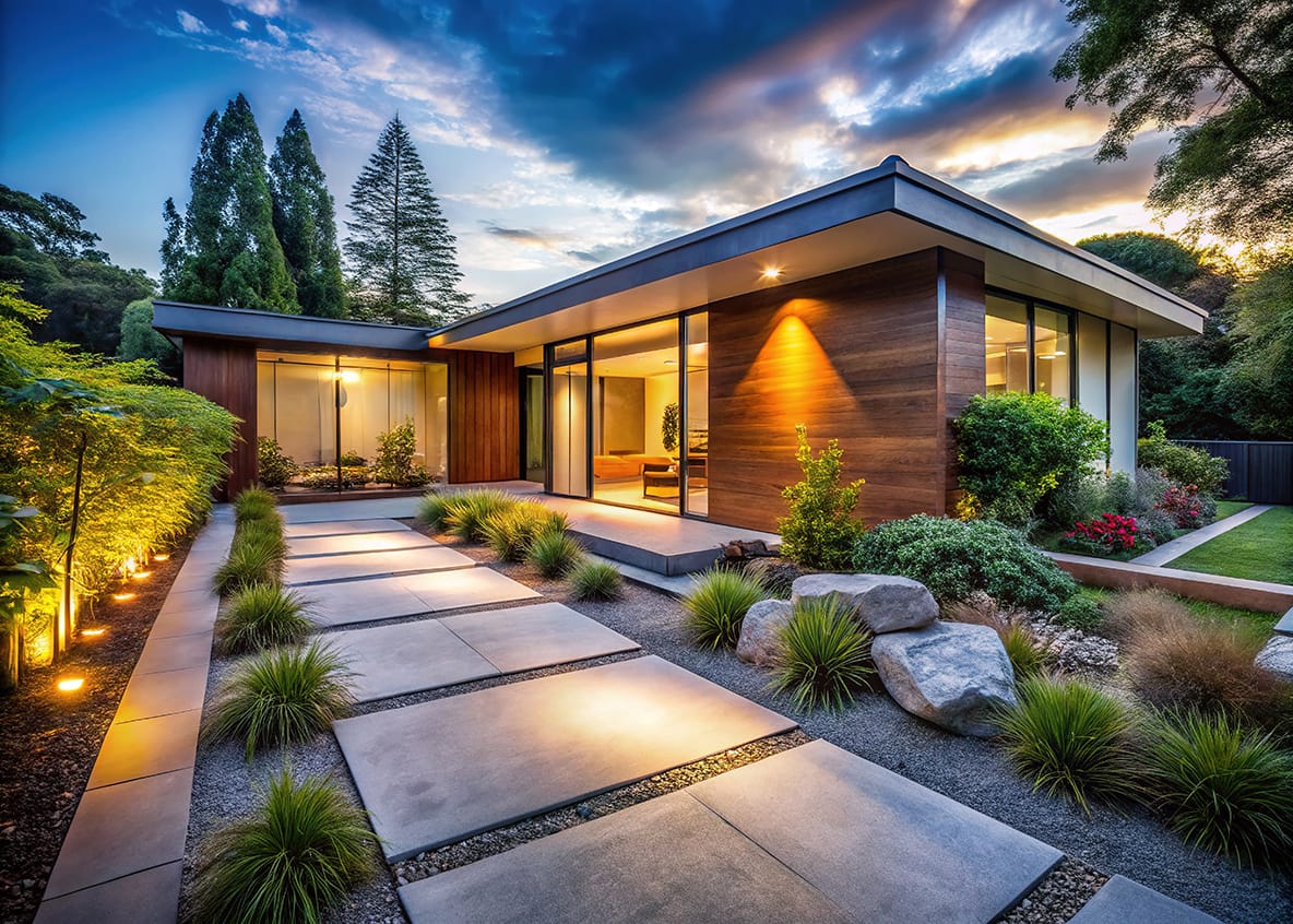 Modern landscape design